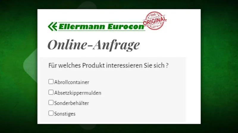 Online-Anfrage Formular